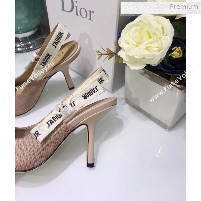 Dior JAdior Technical Fabric Heeled Sandal 9.5cm Heel Nude 2020 (JC-20041817)
