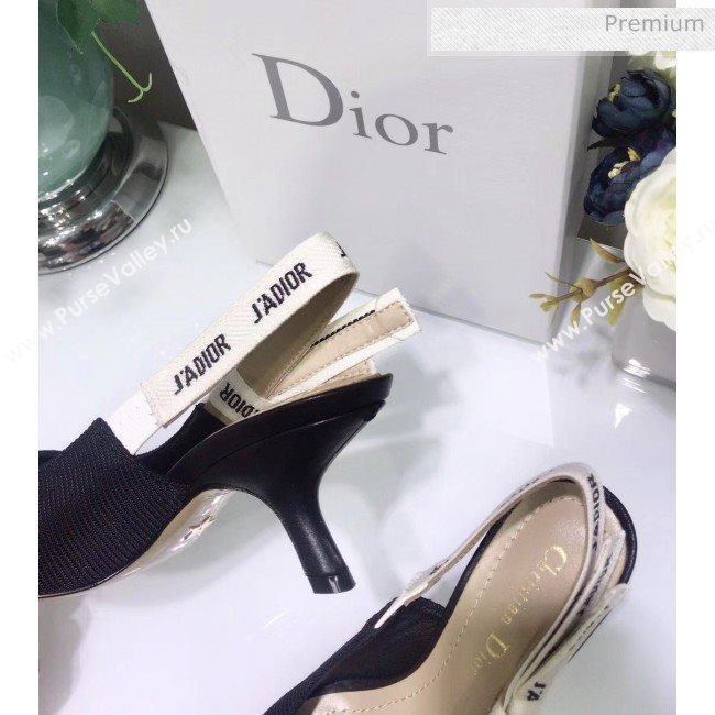 Dior JAdior Technical Fabric Heeled Sandal 6.5cm Heel Black 2020 (JC-20041820)