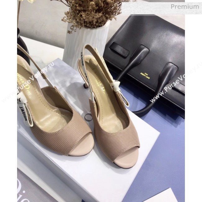 Dior JAdior Technical Fabric Heeled Sandal 6.5cm Heel Nude 2020 (JC-20041819)