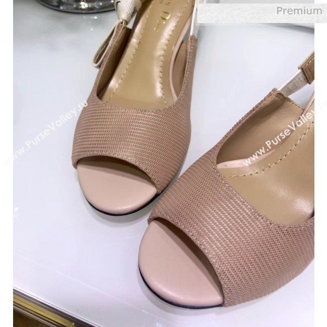 Dior JAdior Technical Fabric Heeled Sandal 6.5cm Heel Nude 2020 (JC-20041819)