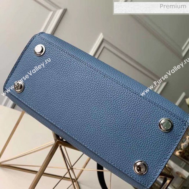 Louis Vuitton City Steamer Mini Bag in Grainy Calfskin M53804 Blue/Pink/Black (K-20041843)