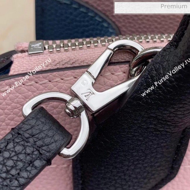 Louis Vuitton City Steamer Mini Bag in Grainy Calfskin M53804 Blue/Pink/Black (K-20041843)