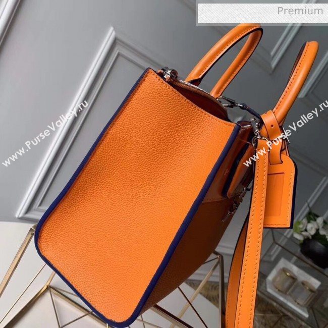 Louis Vuitton City Steamer PM Bag In Smooth &amp; Grainy Calfskin M55348 Orange (K-20041836)