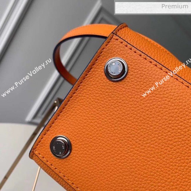 Louis Vuitton City Steamer PM Bag In Smooth &amp; Grainy Calfskin M55348 Orange (K-20041836)