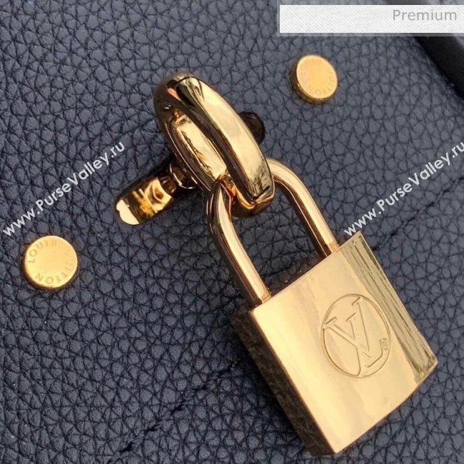 Louis Vuitton City Steamer MM Bag In Grainy Calfskin M51897 Black/Gold (K-20041840)