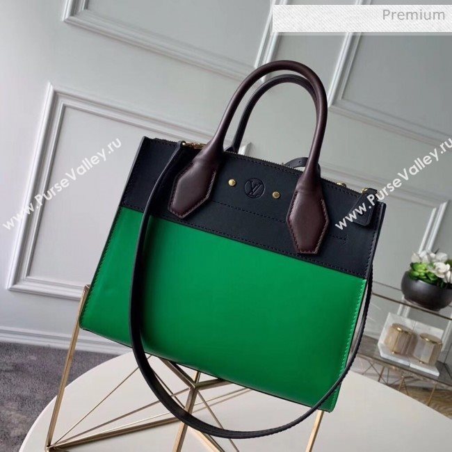 Louis Vuitton City Steamer PM Bag In Smooth Calfskin M42188 Green/Black (K-20041834)