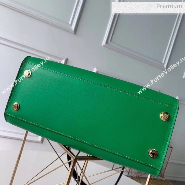 Louis Vuitton City Steamer MM Bag In Smooth Calfskin M42188 Green/Black (K-20041435)