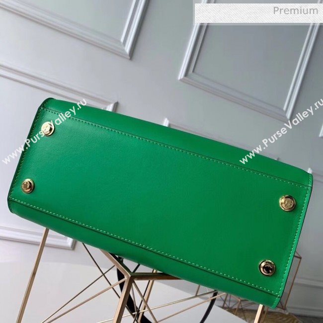 Louis Vuitton City Steamer MM Bag In Smooth Calfskin M42188 Green/Black (K-20041435)