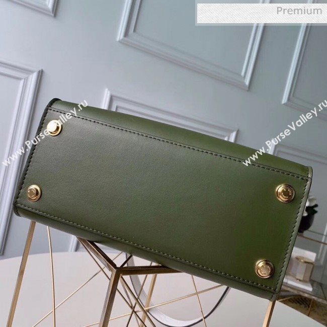 Louis Vuitton City Steamer PM Bag In Smooth Calfskin M42188 Army Green/White/Pink (K-20041833)