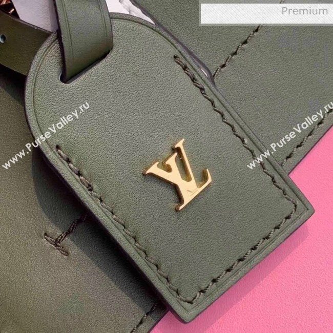 Louis Vuitton City Steamer PM Bag In Smooth Calfskin M42188 Pink/Green (K-20041829)