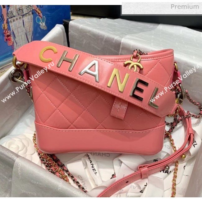 Chanel Calfskin CHANELS GABRIELLE Small Hobo Bag AS0865 Pink 2020 (SS-20042227)