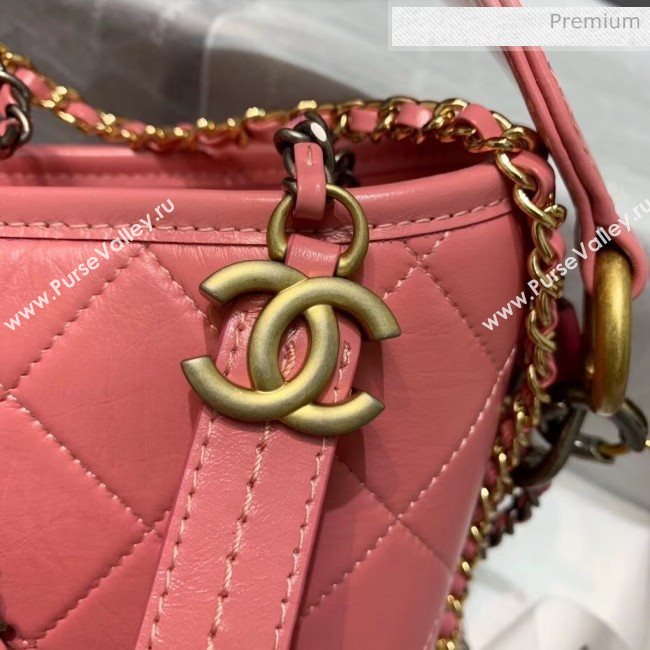Chanel Calfskin CHANELS GABRIELLE Small Hobo Bag AS0865 Pink 2020 (SS-20042227)