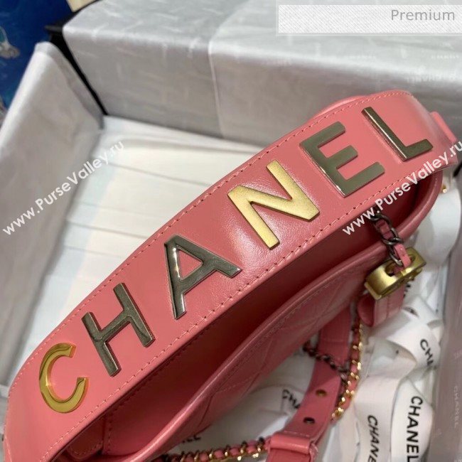 Chanel Calfskin CHANELS GABRIELLE Small Hobo Bag AS0865 Pink 2020 (SS-20042227)