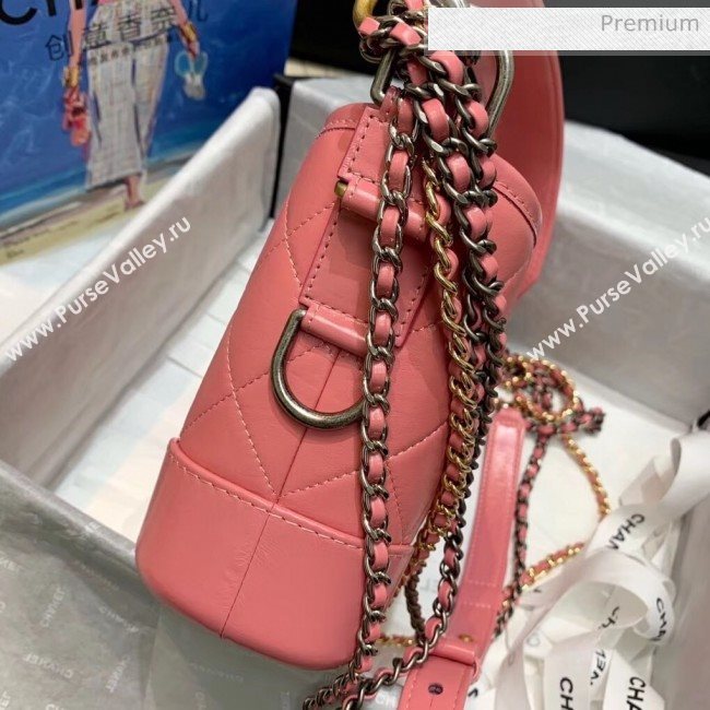 Chanel Calfskin CHANELS GABRIELLE Small Hobo Bag AS0865 Pink 2020 (SS-20042227)