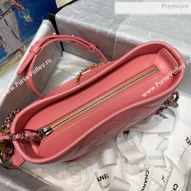 Chanel Calfskin CHANELS GABRIELLE Small Hobo Bag AS0865 Pink 2020 (SS-20042227)