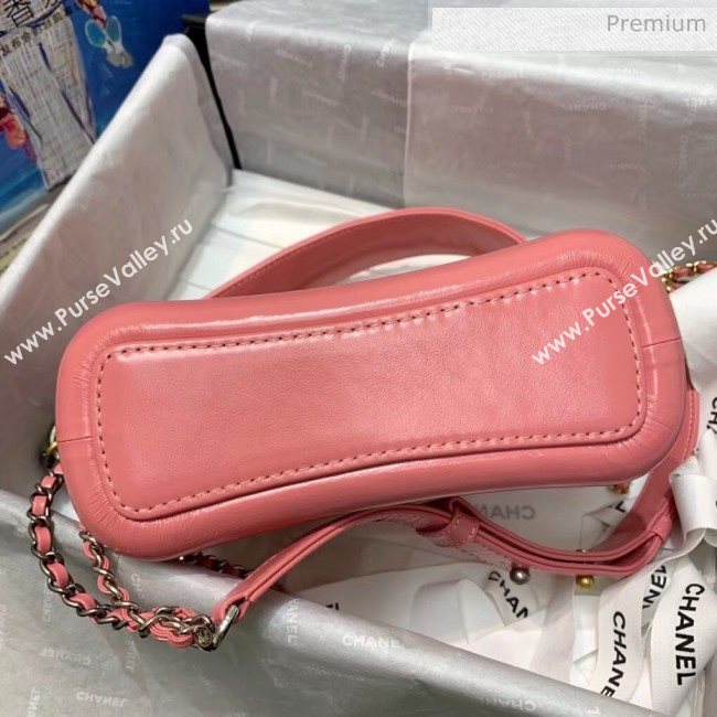 Chanel Calfskin CHANELS GABRIELLE Small Hobo Bag AS0865 Pink 2020 (SS-20042227)