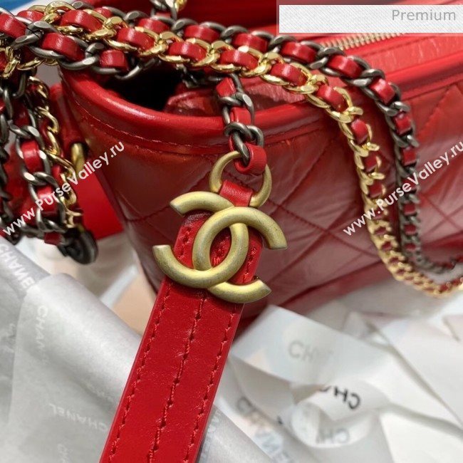 Chanel Calfskin CHANELS GABRIELLE Small Hobo Bag AS0865 Red 2020 (SS-20042228)