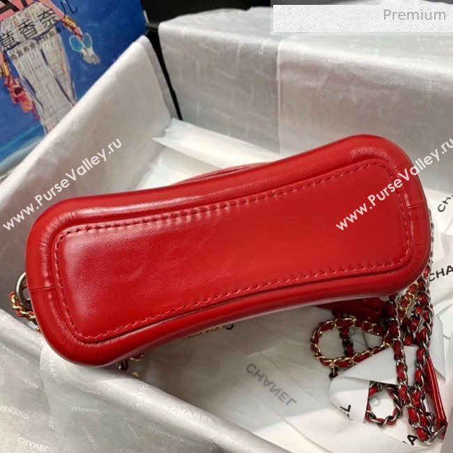 Chanel Calfskin CHANELS GABRIELLE Small Hobo Bag AS0865 Red 2020 (SS-20042228)