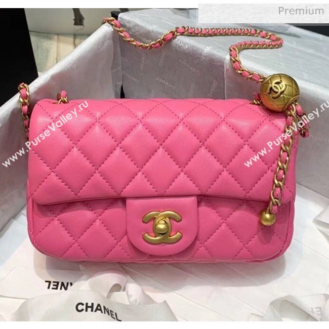 Chanel Lambskin &amp; Gold-Tone Metal Flap Bag AS1787 Pink 2020 (SS-20042242)