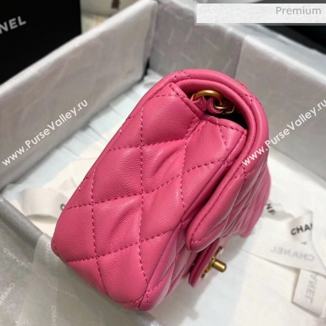 Chanel Lambskin &amp; Gold-Tone Metal Flap Bag AS1787 Pink 2020 (SS-20042242)