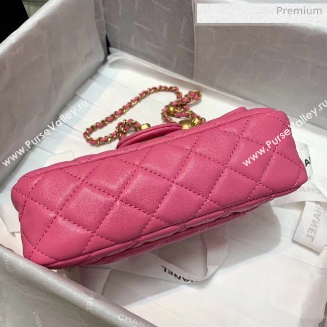 Chanel Lambskin &amp; Gold-Tone Metal Flap Bag AS1787 Pink 2020 (SS-20042242)