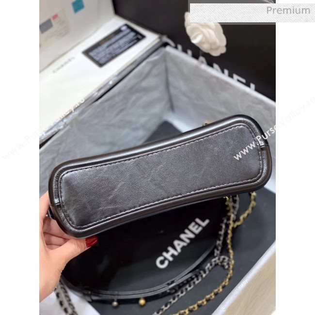 Chanel Medium CHANELS GABRIELLE Hobo Bag in Aged Calfskin AS1582 Black 2020(Top Quality) (SY-20042229)