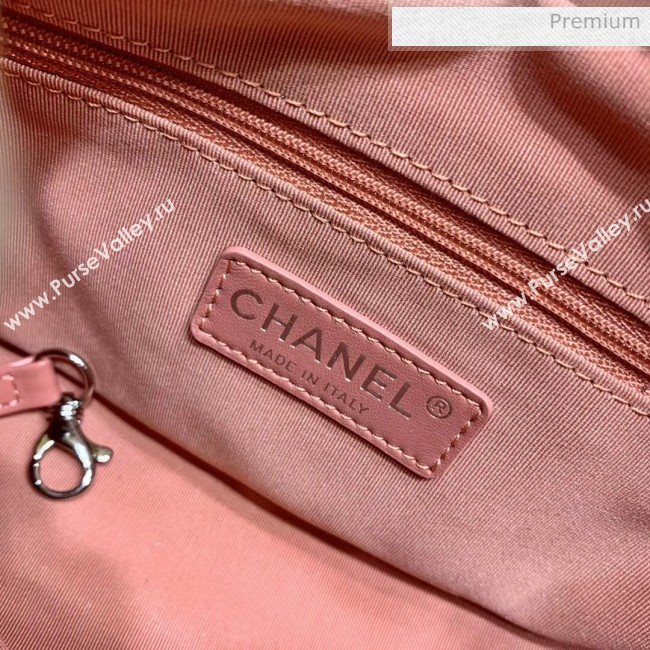 Chanel Samll CHANELS GABRIELLE Hobo Bag in Aged Calfskin AS0865 Pink 2020(Top Quality) (SY-20042234)