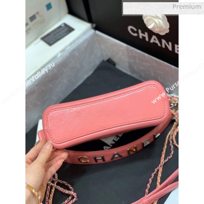 Chanel Medium CHANELS GABRIELLE Hobo Bag in Aged Calfskin AS1582 Pink 2020(Top Quality) (SY-20042233)