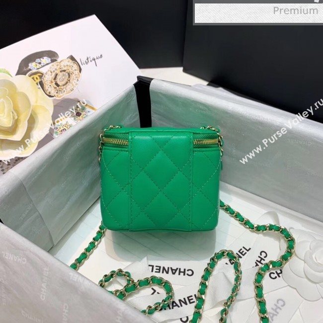 Chanel Mini Vanity with Classic Chain AP1340 Green 2020 (SS-20042501)