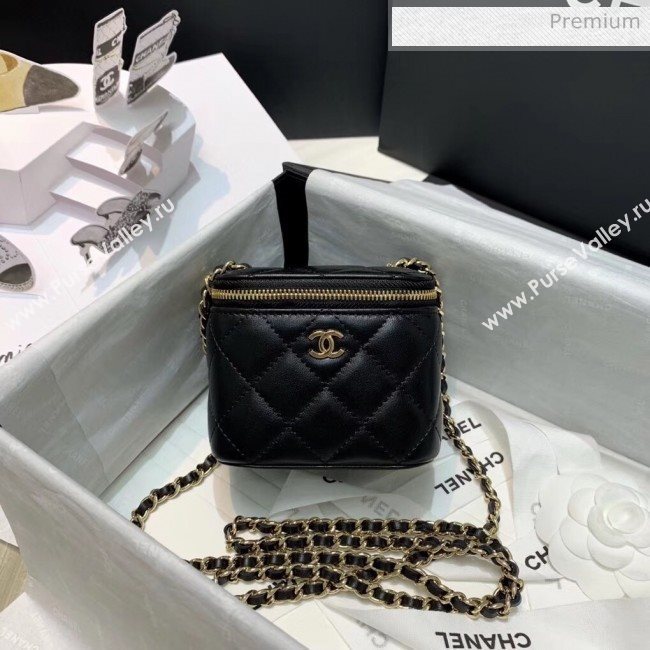 Chanel Mini Vanity with Classic Chain AP1340 Black 2020 (SS-20042502)