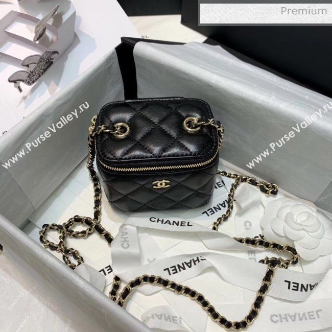 Chanel Mini Vanity with Classic Chain AP1340 Black 2020 (SS-20042502)