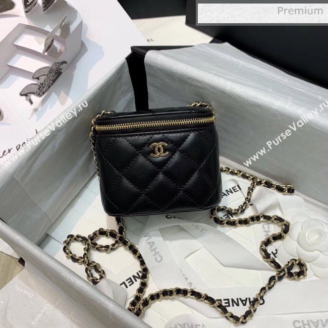 Chanel Mini Vanity with Classic Chain AP1340 Black 2020 (SS-20042502)