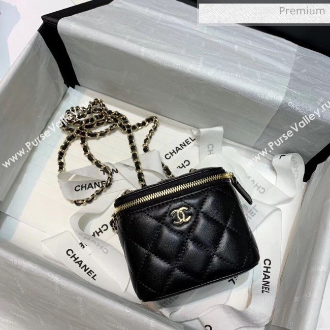 Chanel Mini Vanity with Classic Chain AP1340 Black 2020 (SS-20042502)