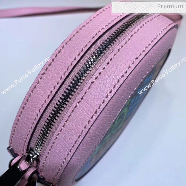 Gucci GG Psychedelic Round Shoulder Bag Pink 2020 (XYS-20043037)