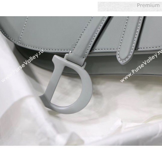 Dior Gray Stone Saddle Matte Calfskin Bag 2020 (XXG-20042941)