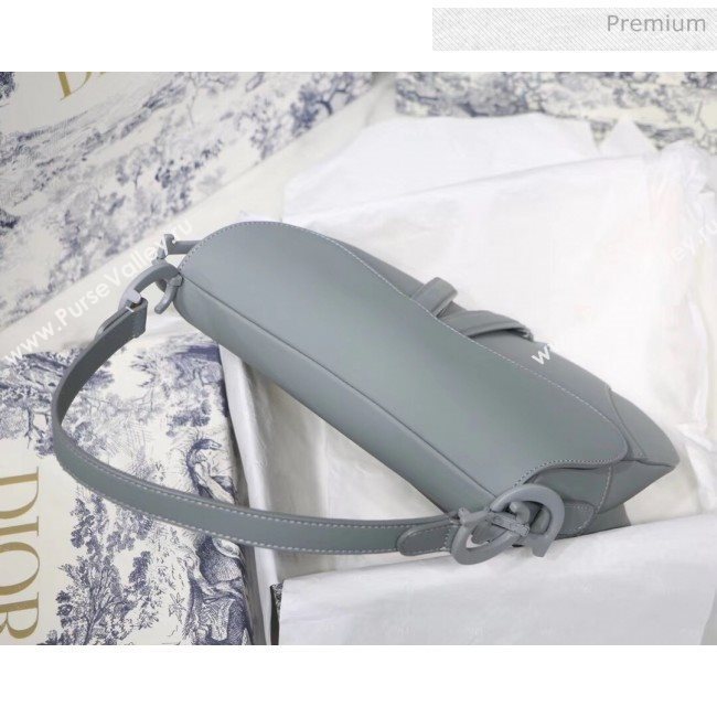 Dior Gray Stone Saddle Matte Calfskin Bag 2020 (XXG-20042941)