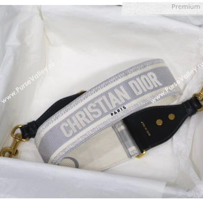 Dior Christian Dior Embroidered Strap Gray 2020 (XXG-20042945)