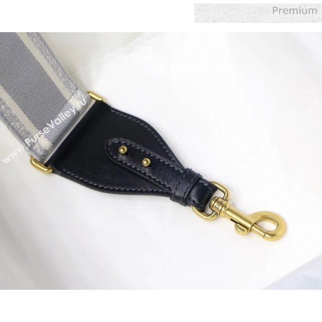 Dior Christian Dior Embroidered Strap Gray 2020 (XXG-20042945)