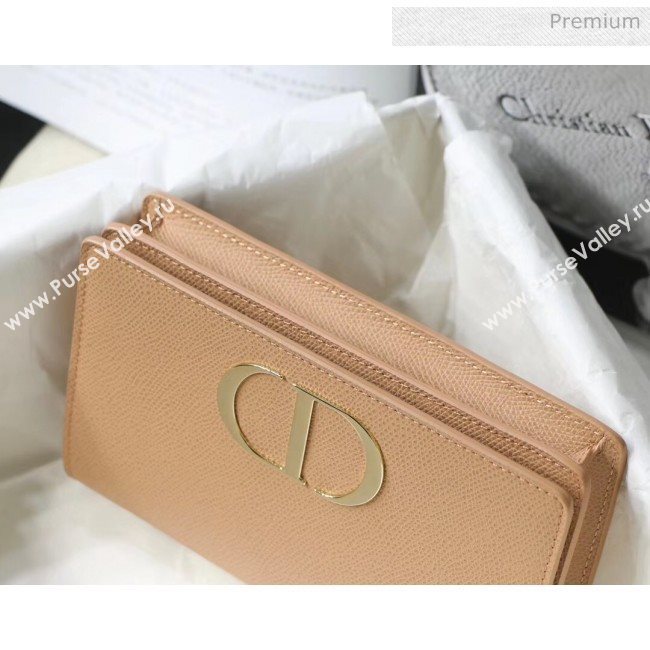 Dior 30 Montaigne Grainy Calfskin 2-in-1 Pouch Nude Pink 2020 (XXG-20043022)