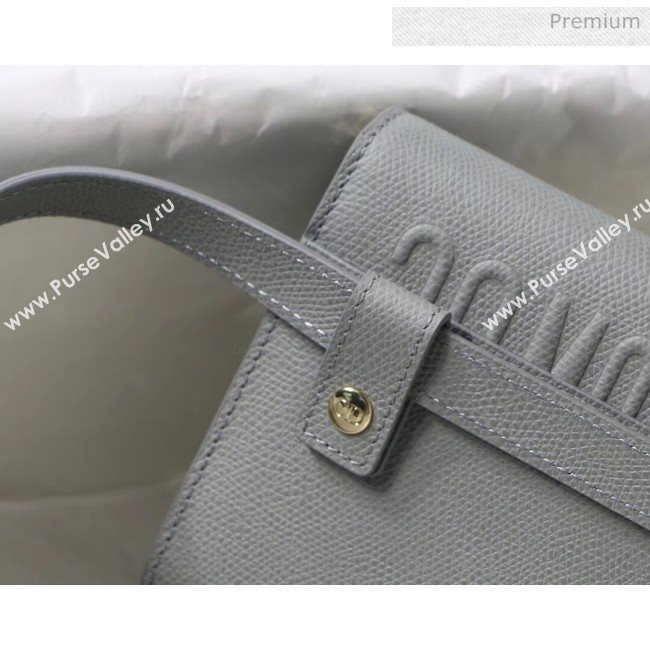 Dior 30 Montaigne Grainy Calfskin 2-in-1 Pouch Grey Stone 2020 (XXG-20043024)
