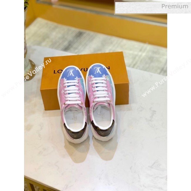 Louis Vuitton LV Escale Time Out Sneaker in Monogram Canvas Pink 2020 (SY-20050201)