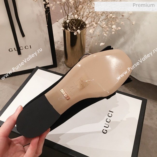 Gucci Suede GG Fringe Pumps 408208 Black 2019 (KL-0022528)