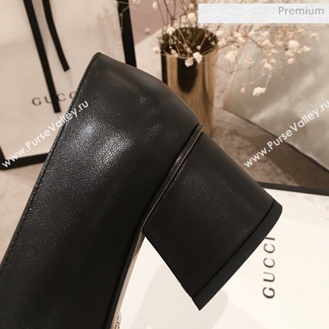 Gucci Leather GG Fringe Pumps 408208 Black 2019 (KL-0022523)
