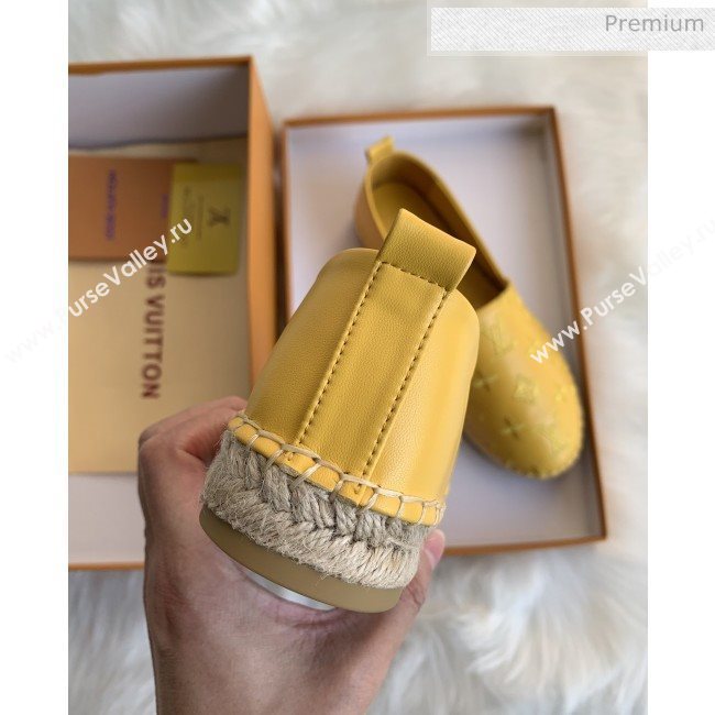 Louis Vuitton Monogram Embroidered Espadrilles Yellow 2019 (For Women and Men) (MD-0022505)