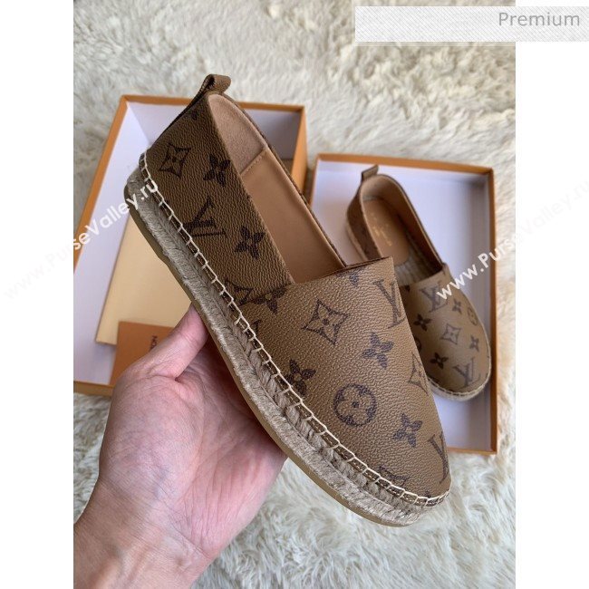 Louis Vuitton Monogram Espadrilles Light Coffee 2019 (For Women and Men) (MD-0022507)