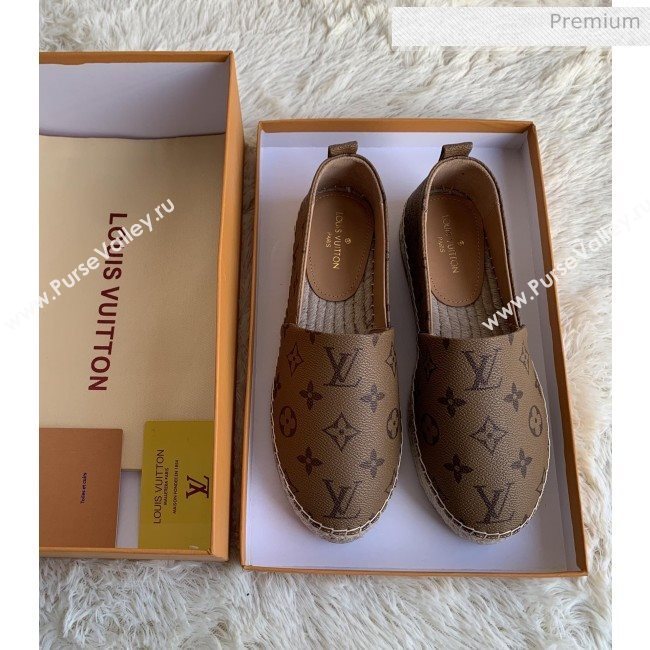 Louis Vuitton Monogram Espadrilles Light Coffee 2019 (For Women and Men) (MD-0022507)