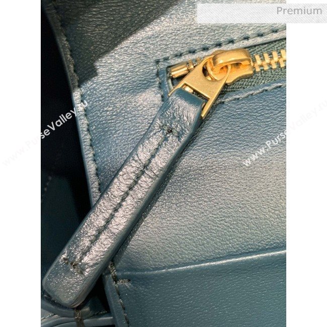 Bottega Veneta Marie Quilted Calfskin Slim Padded Shoulder Bag Blue 2019  (MS-0030210)