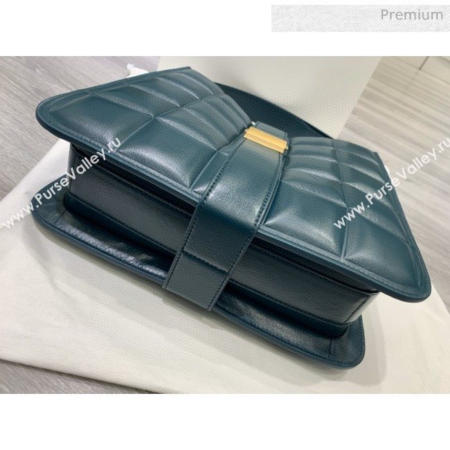 Bottega Veneta Marie Quilted Calfskin Slim Padded Shoulder Bag Blue 2019  (MS-0030210)