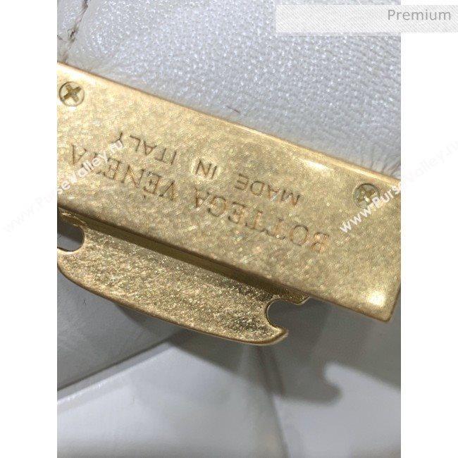 Bottega Veneta Marie Quilted Calfskin Slim Padded Shoulder Bag White 2019  (MS-0030209)