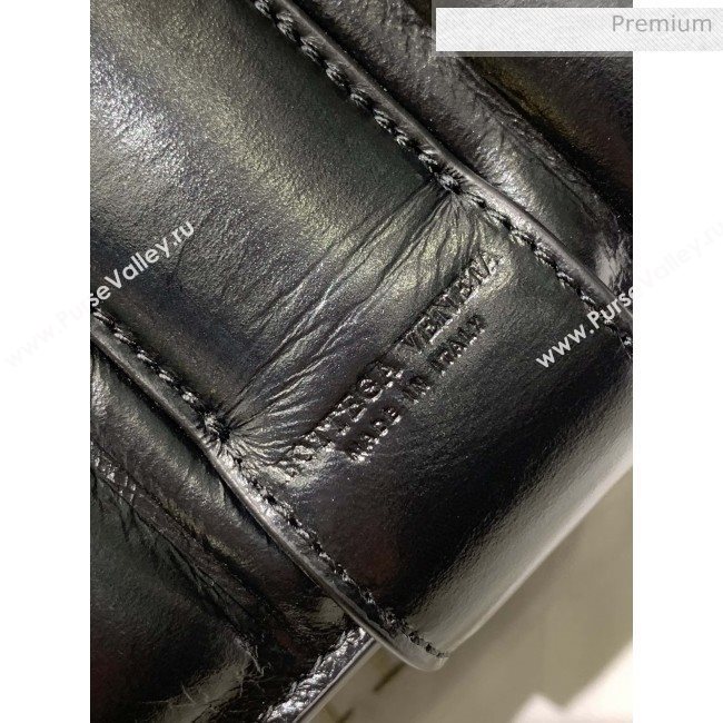 Bottega Veneta Marie Quilted Calfskin Slim Padded Shoulder Bag Black 2019  (MS-0030211)